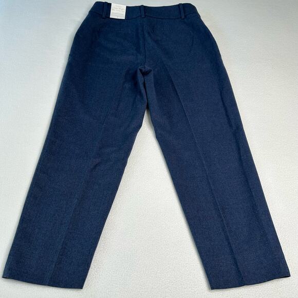 Talbots Women's Size 4 NWT Luxe Wool Slim Ankle Pant Blue - Picture 5 of 10